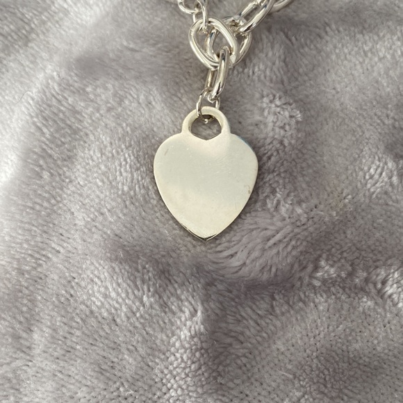 Choker Heart Necklace with matching Bracelet - Picture 6 of 8